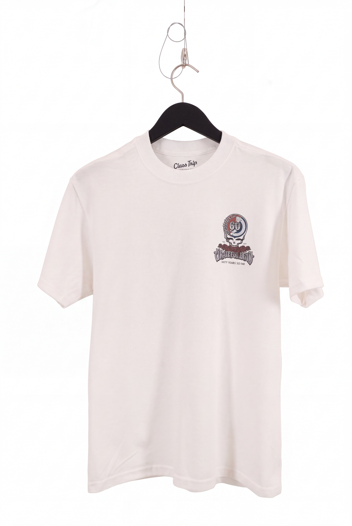 Short Sleeve T-Shirt | Grateful Dead 60y Anniversary Highway Design - White