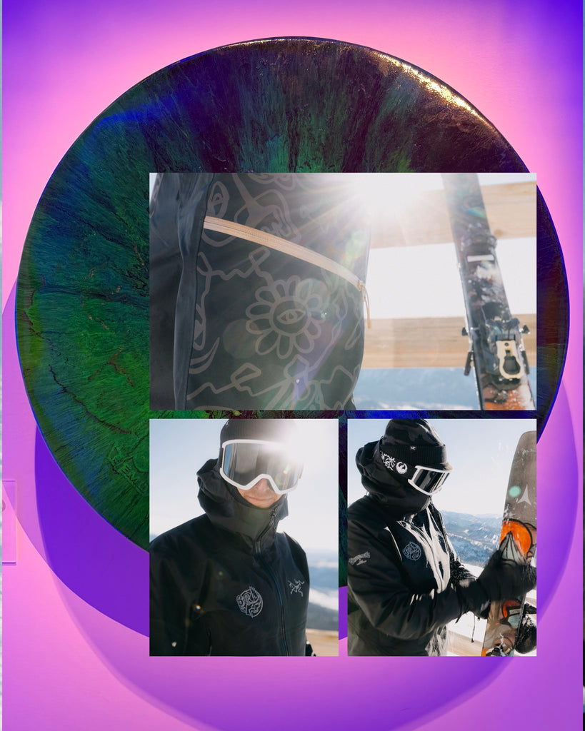 Collage of Chris Benchetler gearing up