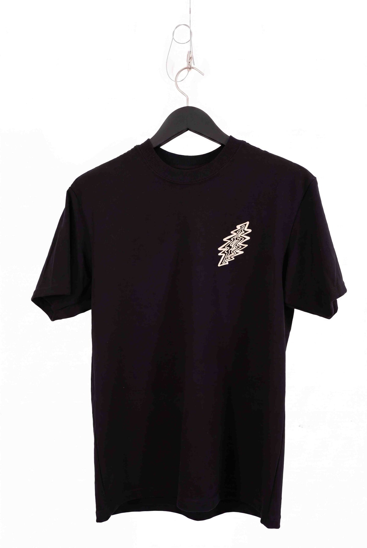 Short Sleeve T-Shirt | Abstract Bolt - Black