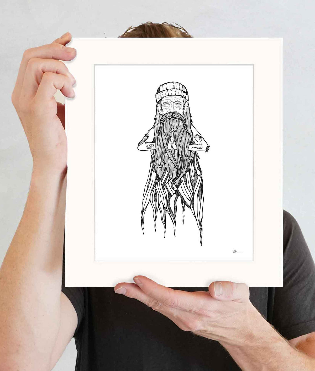 Old Man Winter Tattoo
