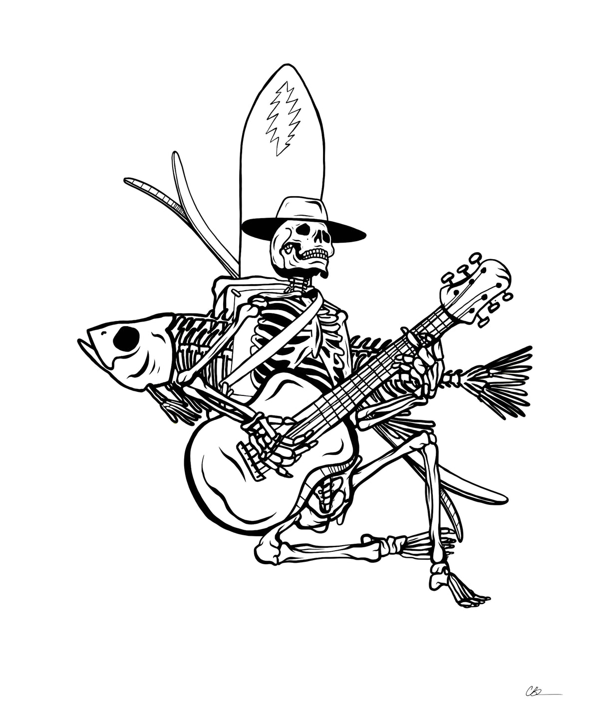 Skelly Jams Tattoo