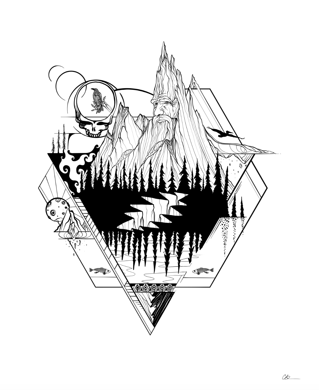 Mountains Of The Moon Tattoo